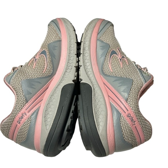 Gravity Defyer Shoes Women's 8 Comfort Walking Sneakers TB9024FGI-M Pink Gray - Picture 4 of 7